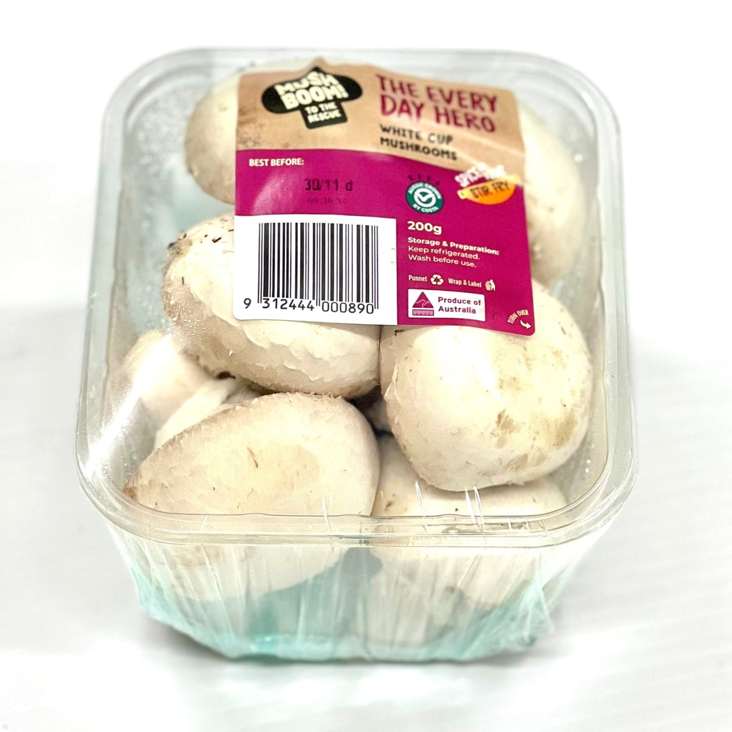 Mushrooms cup pre pack